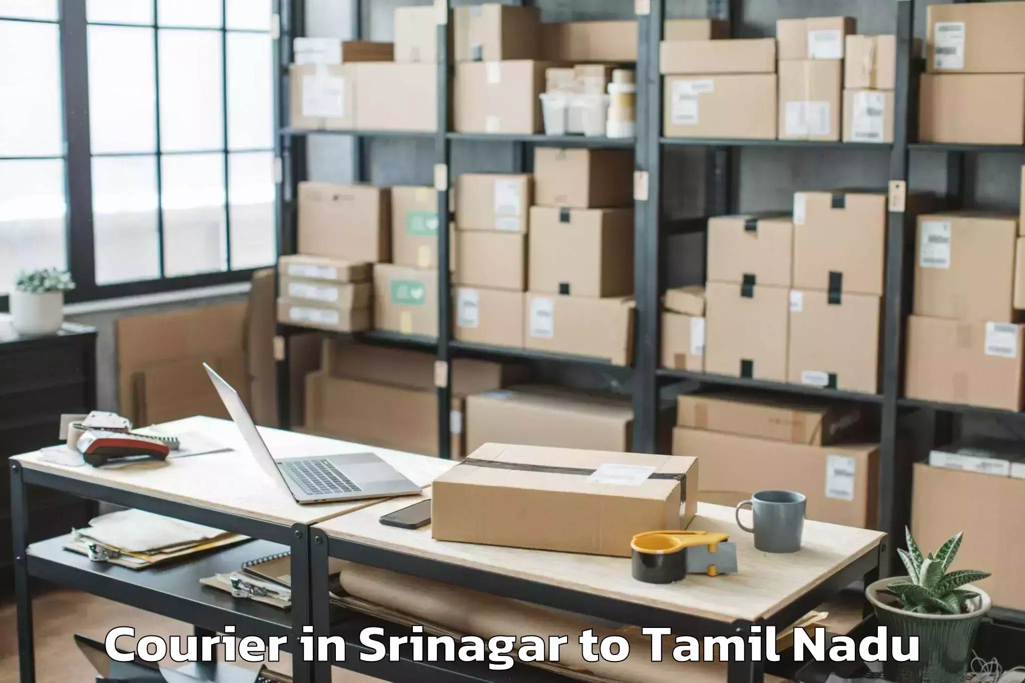 Leading Srinagar to Spectrum Mall Chennai Courier Provider